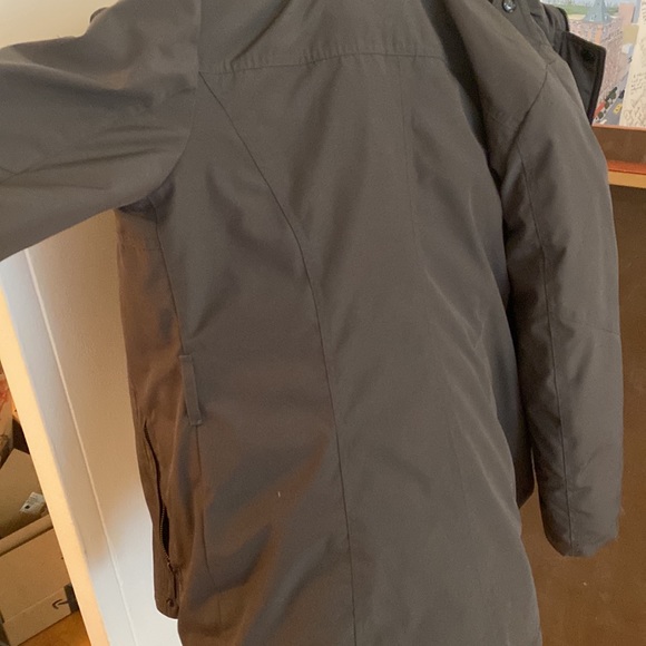 Michael kors gray puffer down winter fur trimmed jacket - Picture 12 of 12